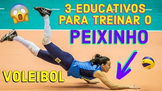 3 EDUCATIVOS PARA TREINAR PEIXINHO  SÉRIE NÃO DEIXE A BOLA CAIR 2 [upl. by Fidelis]