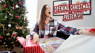 Opening CHRISTMAS Presents Vlogmas Day 25 [upl. by Phyllis982]