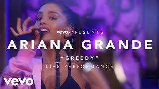 Ariana Grande  Greedy Vevo Presents [upl. by Werna31]