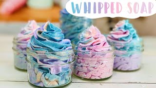 Diy Foaming Bath Butter Whipped Soap Tutorial [upl. by Hylan354]