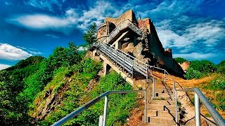 Cetatea Poenari  Cetatea lui Vlad Tepes  Incredible Romania 4K [upl. by Stclair]