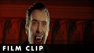 DRACULA PRINCE OF DARKNESS  Film Clip starring Christopher Lee [upl. by Edmea]