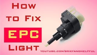 How to Fix EPC Light [upl. by Burne]