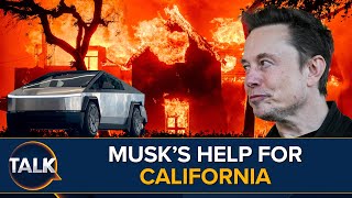 “Stepping Up” Elon Musk Praised For ‘Life Saving’ Help To Californians [upl. by Ehcnalb]