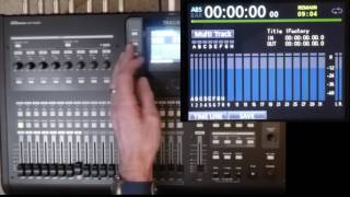 Tascam DP2432SD Tutorial 3A Basic 8track mixer [upl. by Jemine]