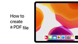 How to Make a PDF File on iPhone or iPad [upl. by Georgena]