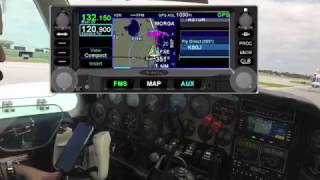 Avidyne IFD Flight Plan Entry [upl. by Yentihw157]