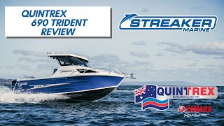 QUINTREX 690 TRIDENT BOAT REVIEW [upl. by Evars517]