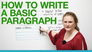 How to write a basic paragraph [upl. by Arehc]