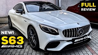 2020 MERCEDES AMG S63 Coupé V8 NEW FULL Review BRUTAL Sound S Class 4MATIC Interior Exterior [upl. by Rolan551]