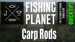 How To Use Carp Rods In Fishing Planet [upl. by Nolla]