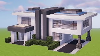 Minecraft Modern Ev Yapımı 🏠 [upl. by Hollyanne]