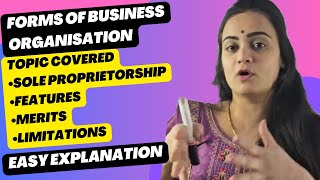 Forms of business organisation  Class 11  part  1  Business studies exams Important cbse [upl. by Yager]