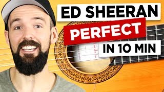 Gitarre lernen  Ed Sheeran  Perfect  EINFACH amp auf deutsch [upl. by Kareem]