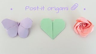 DIY POSTIT ORIGAMI [upl. by Elwood]