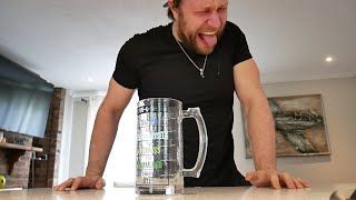 2 Liter THICK WATER Chug in 20 Seconds EXTREMELY THICK [upl. by Jinny]