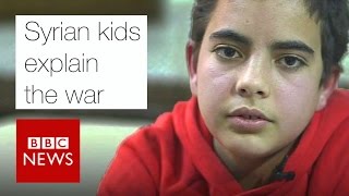 Syrian kids explain the war  BBC News [upl. by Yeorgi]