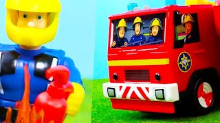 Feuerwehrmann Sam Spielzeug Deutsch  Neue Feuerwehrautos amp Station für Kinder  Kinderfilm [upl. by Lalitta13]