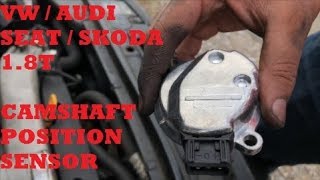 18T Camshaft Position Sensor Change  VW  Audi  Seat  Skoda [upl. by Miharba885]