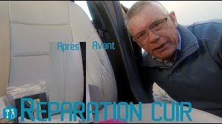 Réparation cuir abîmé [upl. by Amliw]