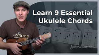 Ukulele Chords For Beginners  A D E amp Variations [upl. by Pierson]