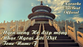 Karaoke Uyên Ương Hồ Điệp Mộng  Tone Nam  TAS BEAT [upl. by Ennovoj]