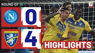 NAPOLIFROSINONE 04  HIGHLIGHTS  Stunning night in Naples  Coppa Italia Frecciarossa 202324 [upl. by Bumgardner]