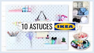 10 ASTUCES DE RANGEMENT IKEA [upl. by Faux749]