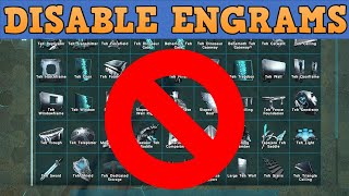 How to Disable Engrams on your Ark Survival Evolved Server [upl. by Pember]