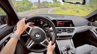 2021 BMW M3 Competition  POV First Impressions [upl. by Rena]