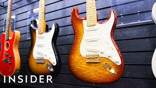 How Fender Guitars Are Made  The Making Of [upl. by Natsreik110]