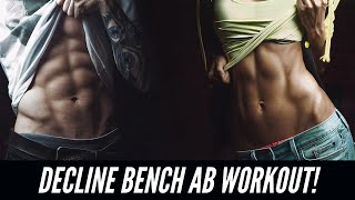 Decline Bench Ab Workout [upl. by Castle367]