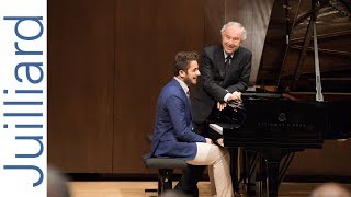 Christian De Luca JS Bachs Italian Concerto  Juilliard Sir András Schiff Piano Master Class [upl. by Krishna]