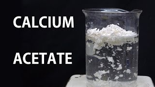 Making Calcium Acetate from eggshells [upl. by Georgena]