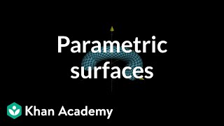 Parametric surfaces  Multivariable calculus  Khan Academy [upl. by Annala]