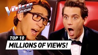 MOST TRENDING Blind Auditions of 2019  The Voice Rewind [upl. by Ileana662]