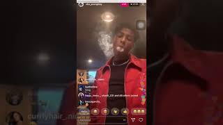 NBA Youngboy smokes a cigarette LIVE🤯 [upl. by Nosae]