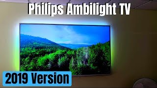 Philips Ambilight 2019 65 inch TV Review amp Demo 65PUS6814 [upl. by Welch]