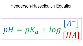 pH and pKa relationship  HendersonHasselbalch equation [upl. by Eissehc195]