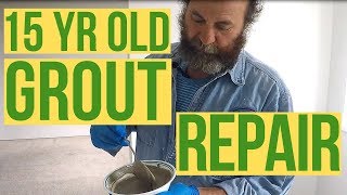 How to Repair Grout DIY  Quick Fix [upl. by Rhtaeh]