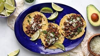 How to Make Authentic Street Tacos with Homemade Tortillas  The Inspired Home [upl. by Ymirej]