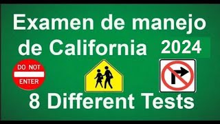 Examen de manejo de California 2024  EXAMEN DE MANEJO ESCRITO EN ESPAÑOL 2024DMV [upl. by Teemus]