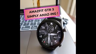 Amazfit GTR 3 Pro Review The Best Smart watch in 2022 Amoled Display Heart Rate Alexa [upl. by Andra210]