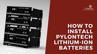 How to install Pylontech lithiumion batteries [upl. by Olra202]