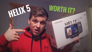 HUMMINBIRD helix 5 chirp gps g2 review [upl. by Ikkela]