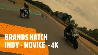 BRANDS HATCH INDY  NOVICE SESSION  4K [upl. by Poppo673]