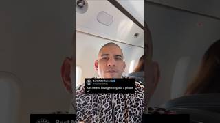 Alex Pereira flying to Las Vegas on a private jet for UFC 313 [upl. by Berl]