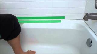 How To Get A SUPER SMOOTH Caulking Line Using Tape [upl. by Ahsar]