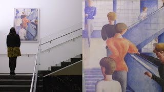 The Bauhaus painting made to defy the Nazis  Oskar Schlemmers Bauhaus Stairway  UNIQLO ARTSPEAKS [upl. by Atihana]