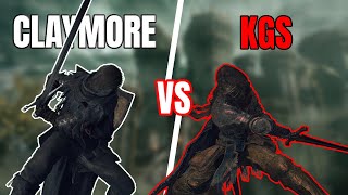 The Greatest Greatsword  Claymore VS KGS Elden Ring [upl. by Nairehs]